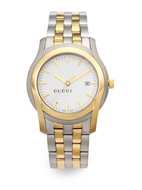 mens gold gucci watch ebay|men's Gucci watches on sale.